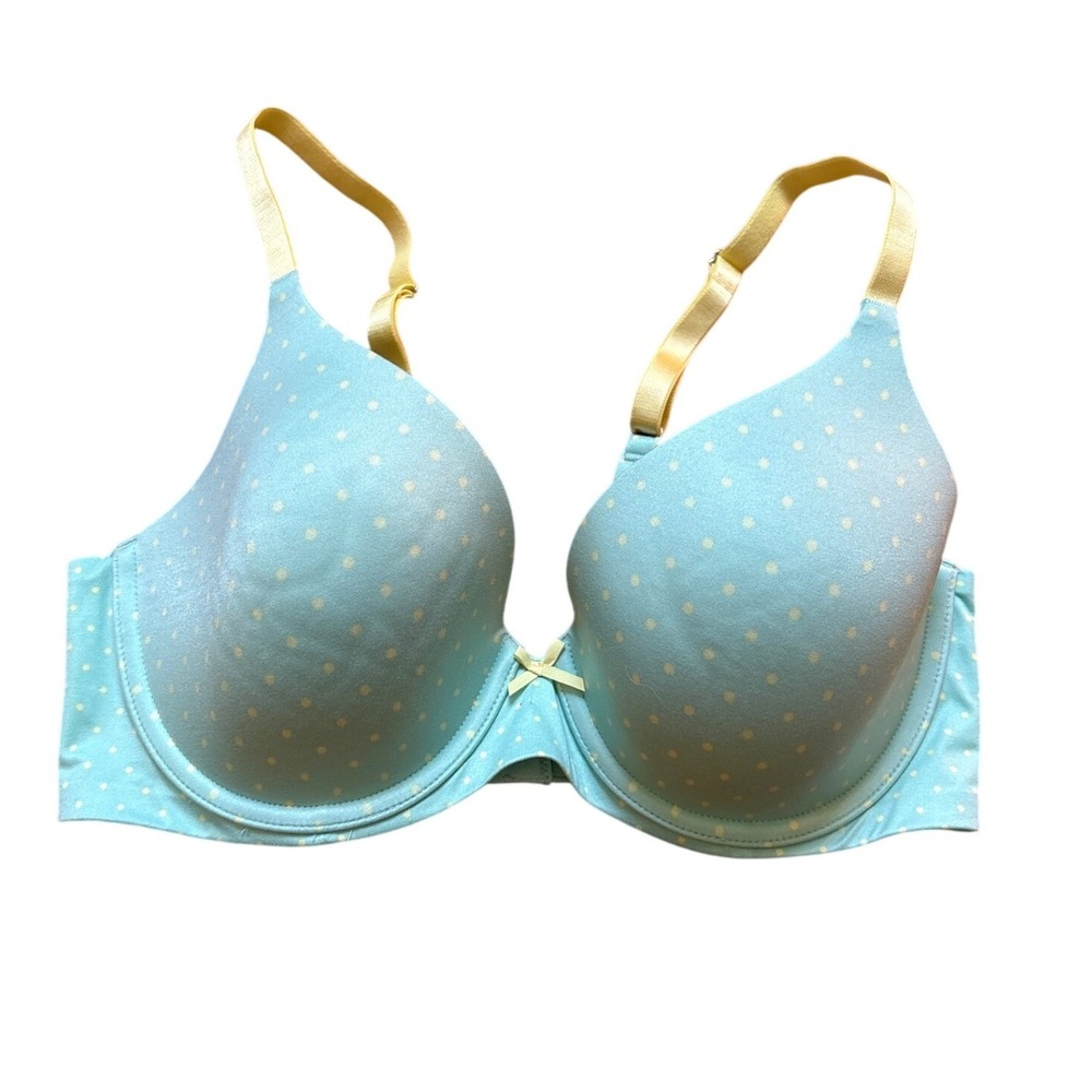 Aerie Sunnie Bra Womens‎ Blue Polka Dot Excellent Underwire SIZE 34D